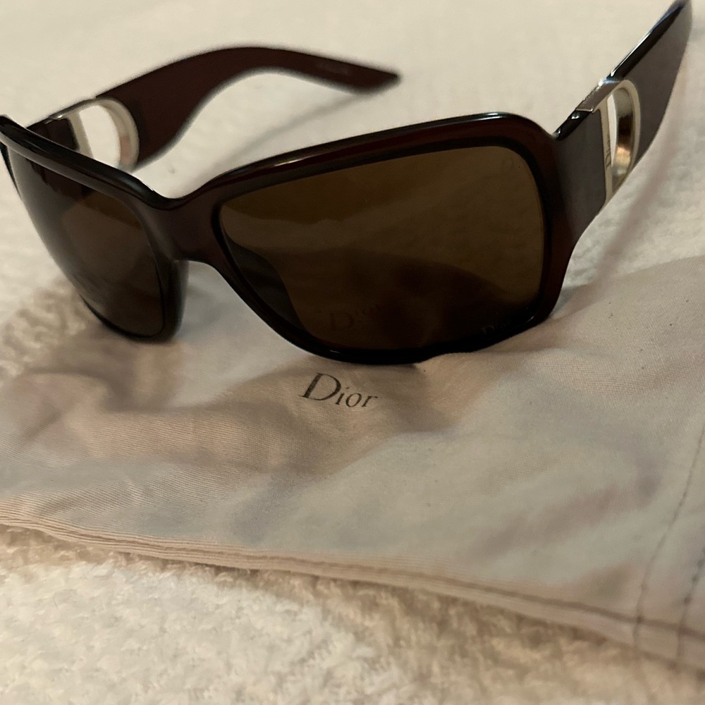 Dior Day 1 Sunglasses Brown/Gold - No Case Included Like New Excellent Conditio